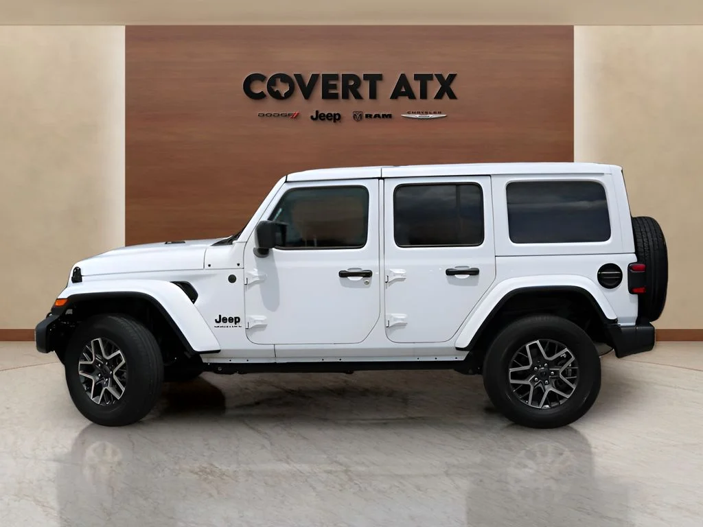 Used 2025 White Jeep Sahara image 2