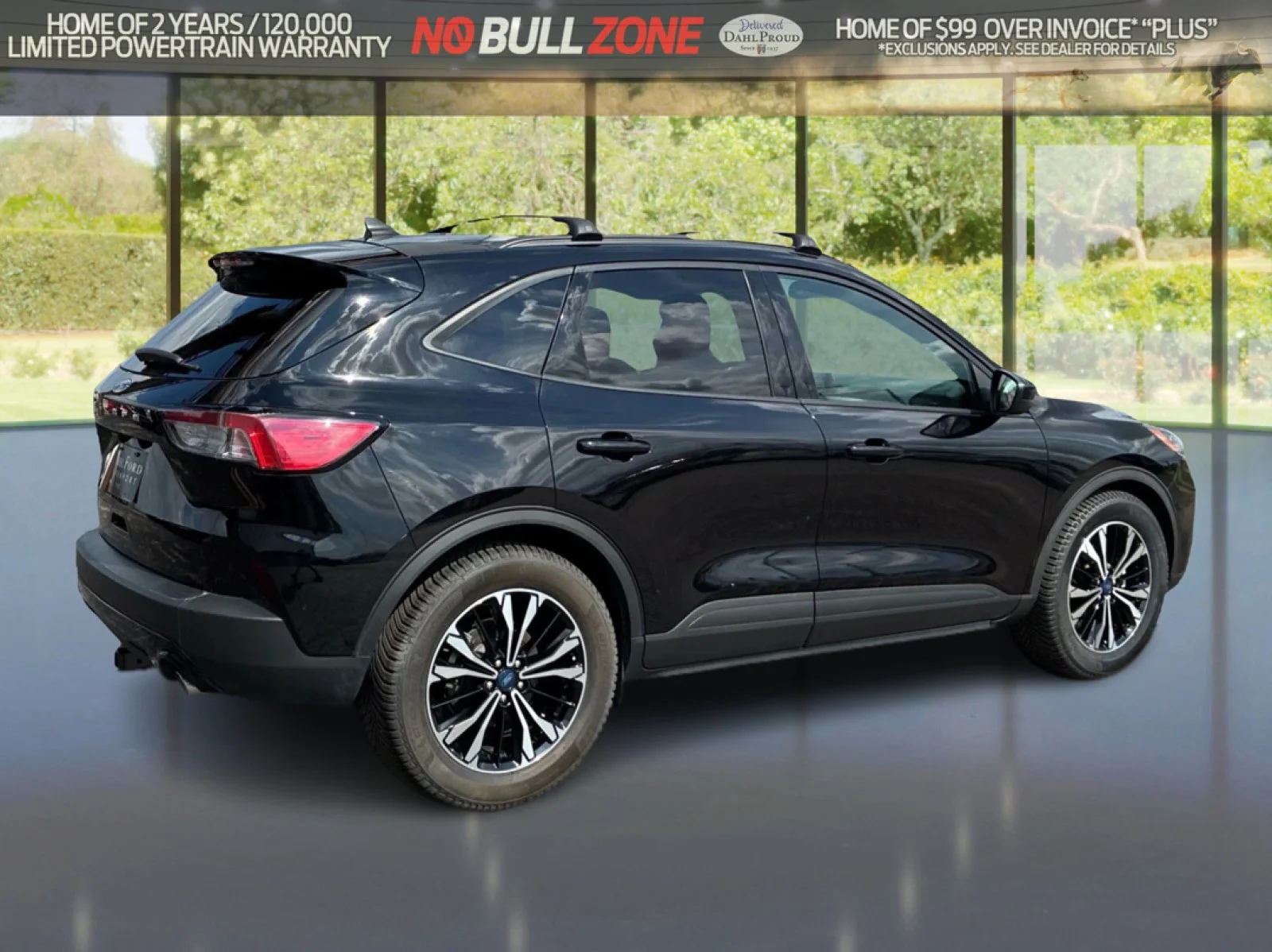 Certified Used 2022 Agate Black Metallic Ford SE image 5
