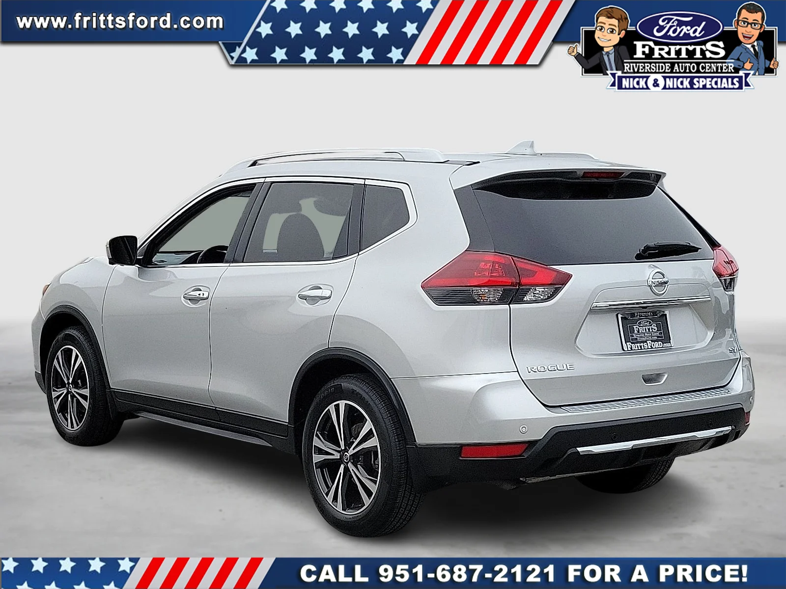 Certified Used 2019 Brilliant Silver Metallic Nissan SV image 3
