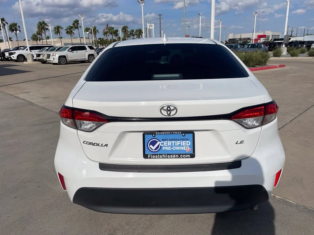 Used 2025 White Toyota LE image 4
