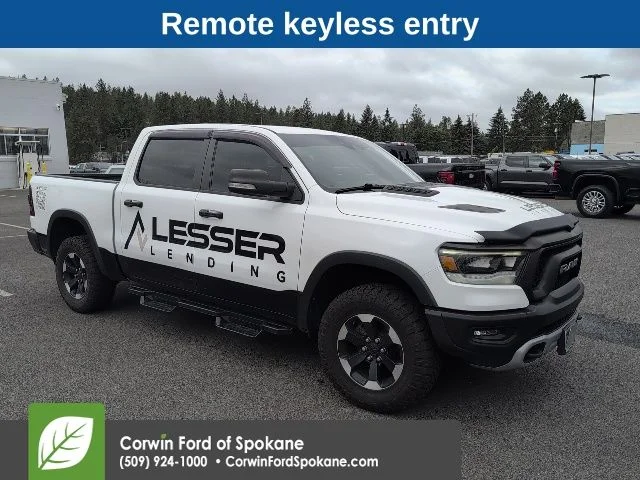 Used 2022 Bright White Clearcoat Ram Rebel image 3