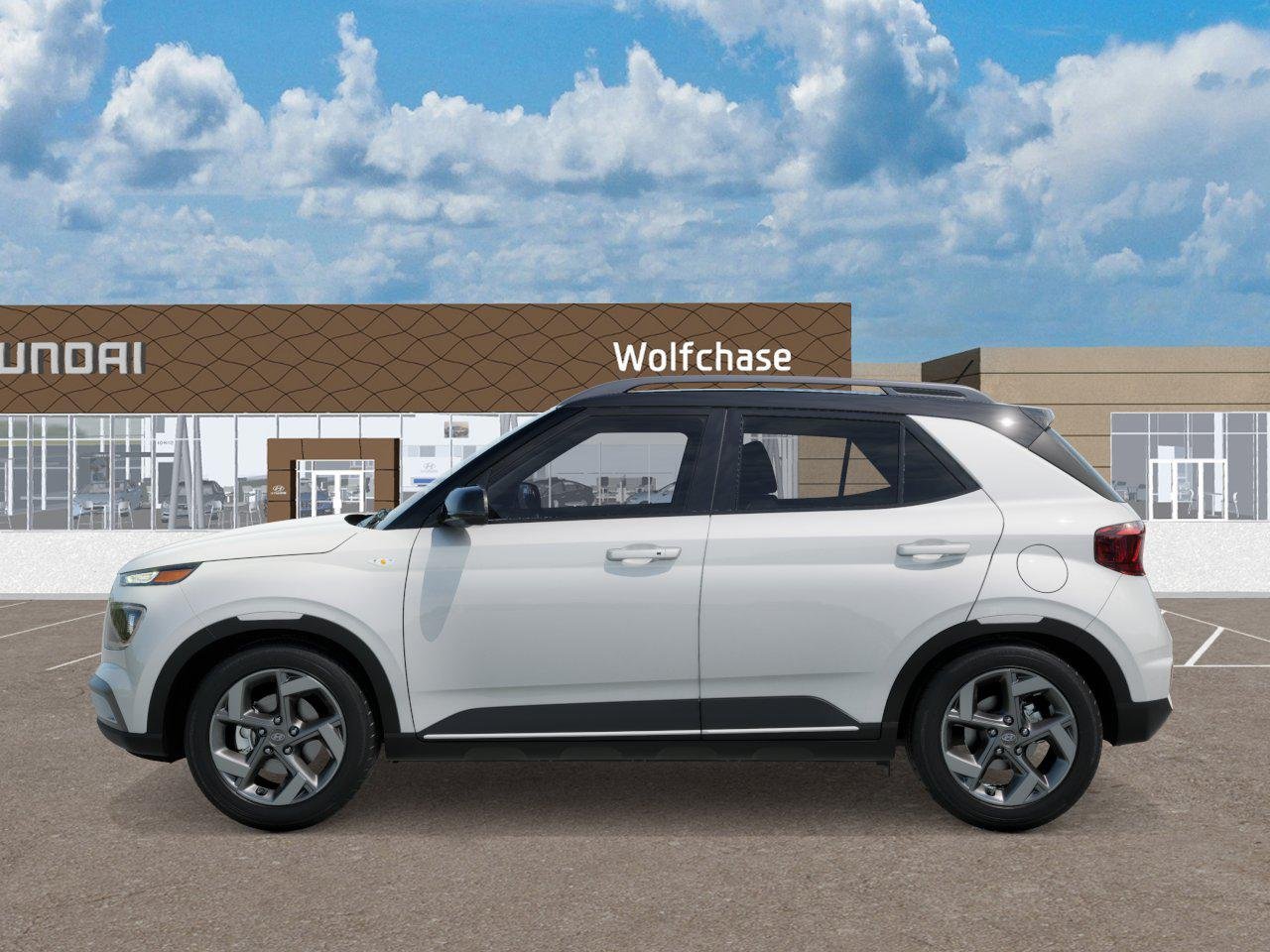 New 2026 White Hyundai SEL w/Two-Tone Roof image 3
