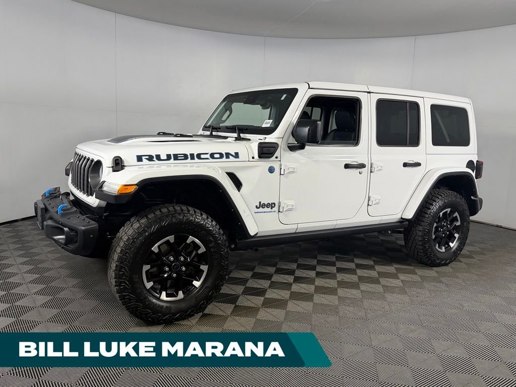 Used 2024 White Jeep Rubicon 4xe image 1