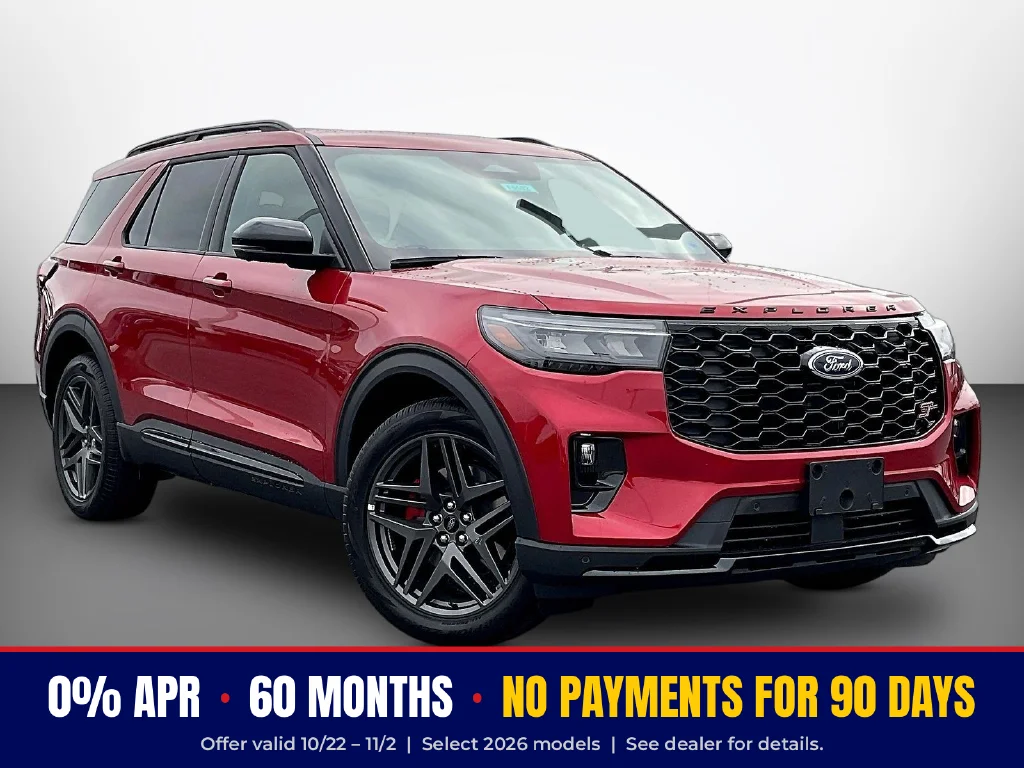New 2026 Rapid Red Metallic Tinted Clearcoat Ford ST image 1