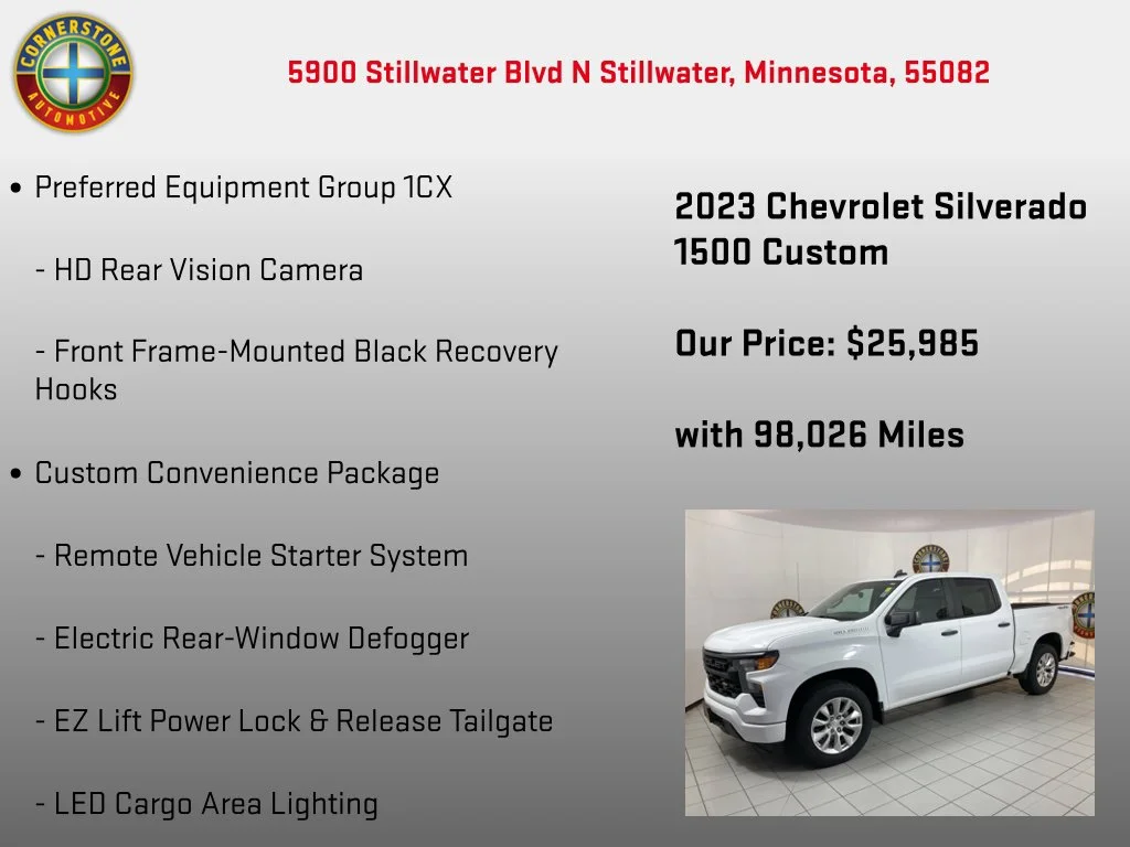 Used 2023 White Chevrolet Custom image 20
