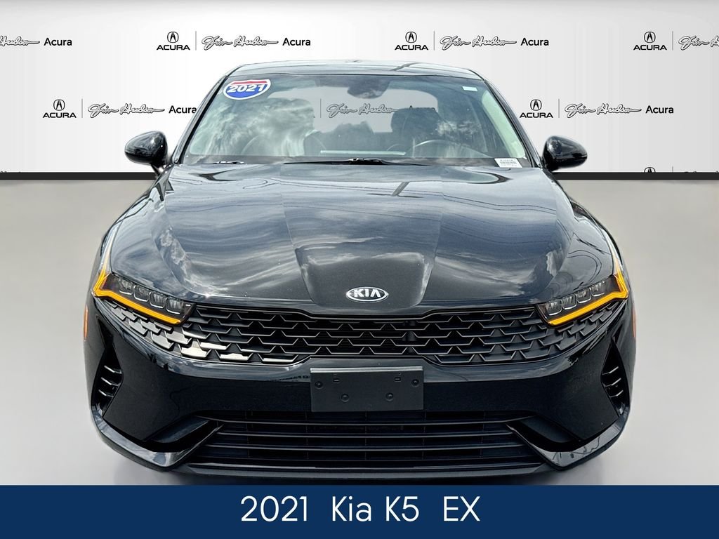 Used 2021 Black Kia EX image 4