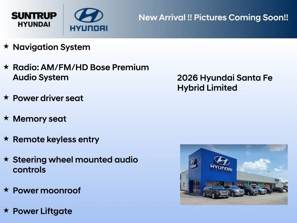 New 2026 Phantom Black Hyundai Limited image 2