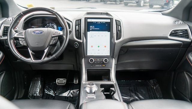 Used 2022 Stone Blue Metallic Ford ST Line image 15