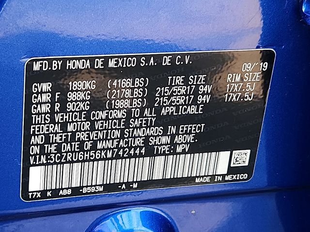 2019 Honda HR-V EX - Photo 26