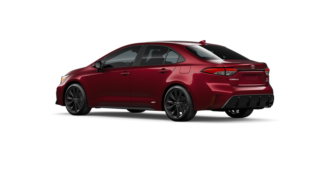 New 2026 Ruby Flare Pearl Toyota Hybrid SE image 6