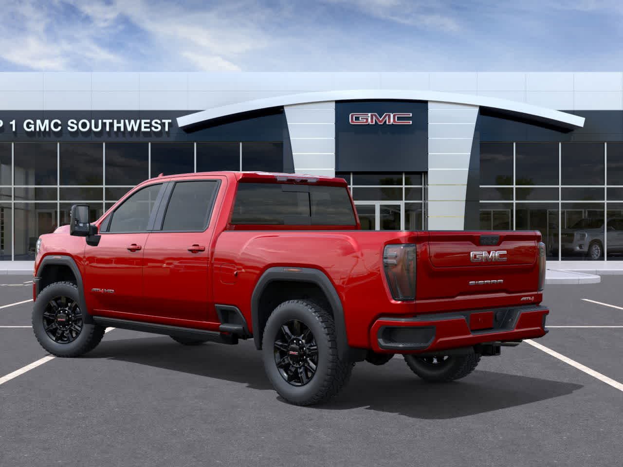 New 2026 Volcanic Red Tintcoat GMC AT4 image 3