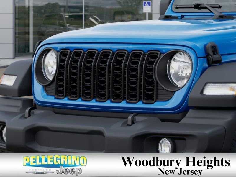 New 2025 Hydro Blue Pearl-Coat Exterior Paint Jeep 4-Door Sport S 4x4 image 11