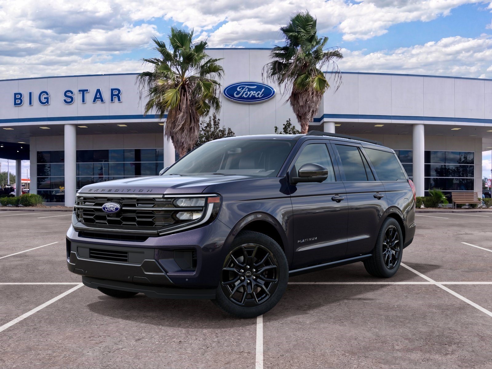 New 2027 Blue Ember Metallic Ford Platinum image 2