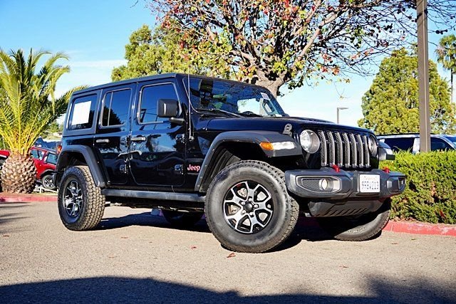 Used 2020 Black Jeep 4-Door Rubicon image 1