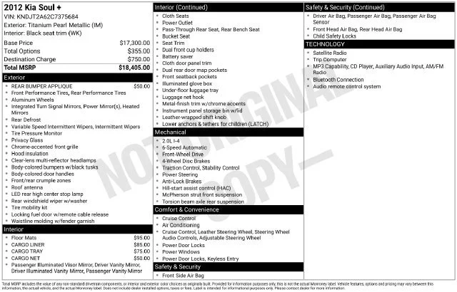 2012 Kia Soul +