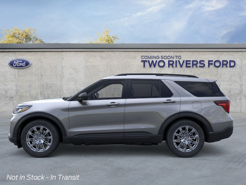 New 2026 Carbonized Gray Metallic Ford Active image 3