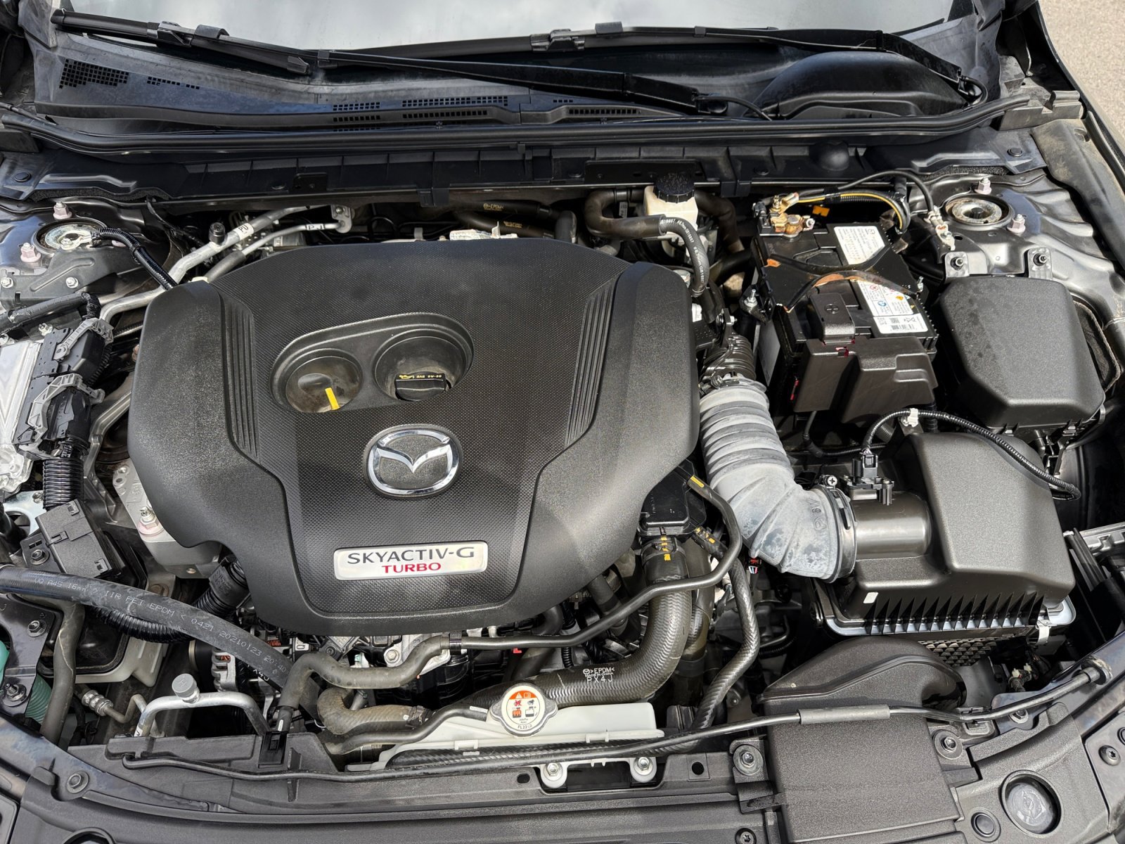 Certified Used 2021 Machine Gray Mazda 2.5 Turbo image 20
