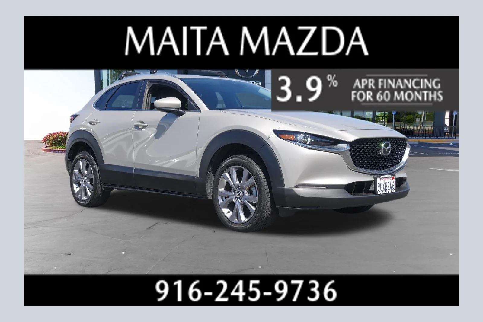 Certified Used 2023 Platinum Quartz Metallic Mazda 2.5 S Preferred Package image 1
