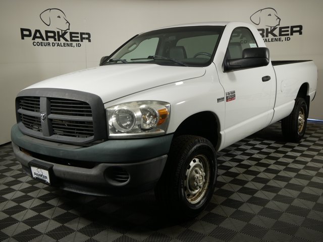 Used 2008 Bright White Dodge Regular Cab ST image 1