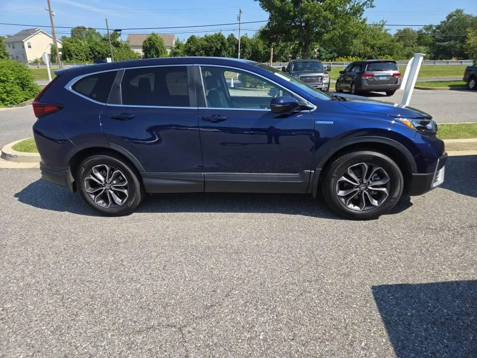 Used 2020 Obsidian Blue Pearl Honda EX-L AWD image 1