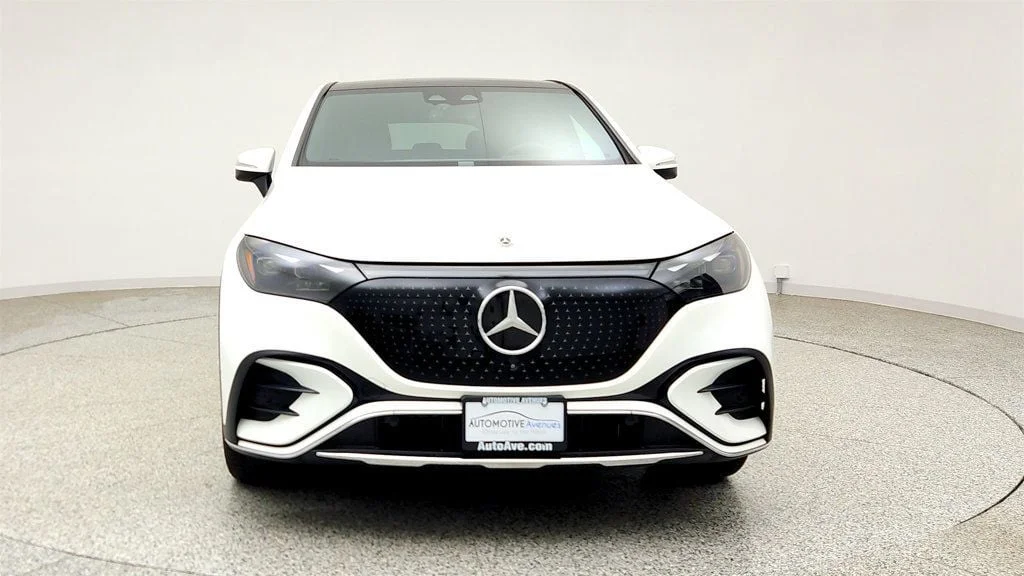 Used 2023 Polar White Mercedes-Benz EQE 350 4MATIC SUV w/ Pinnacle Package, AMG® Line & DIGITAL LIGHT image 2