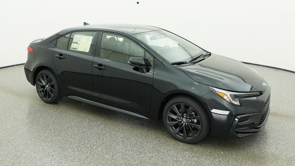 New 2026 Midnight Black Metallic Toyota Hybrid SE image 12