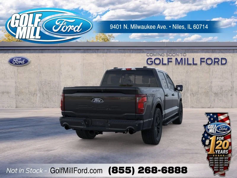 New 2026 Agate Black Metallic Ford XLT image 7