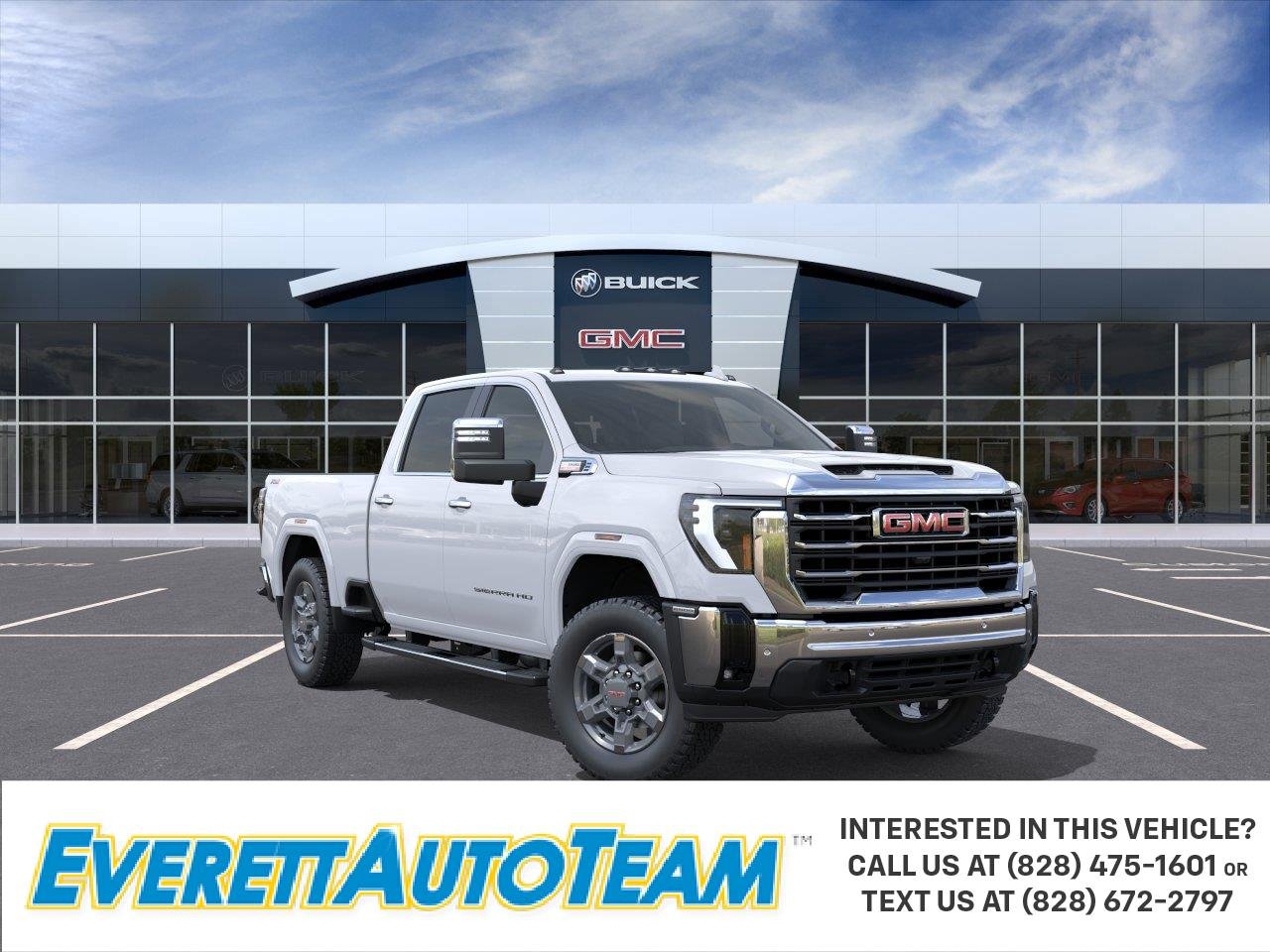 New 2026 Glacier White Tricoat GMC SLT image 1