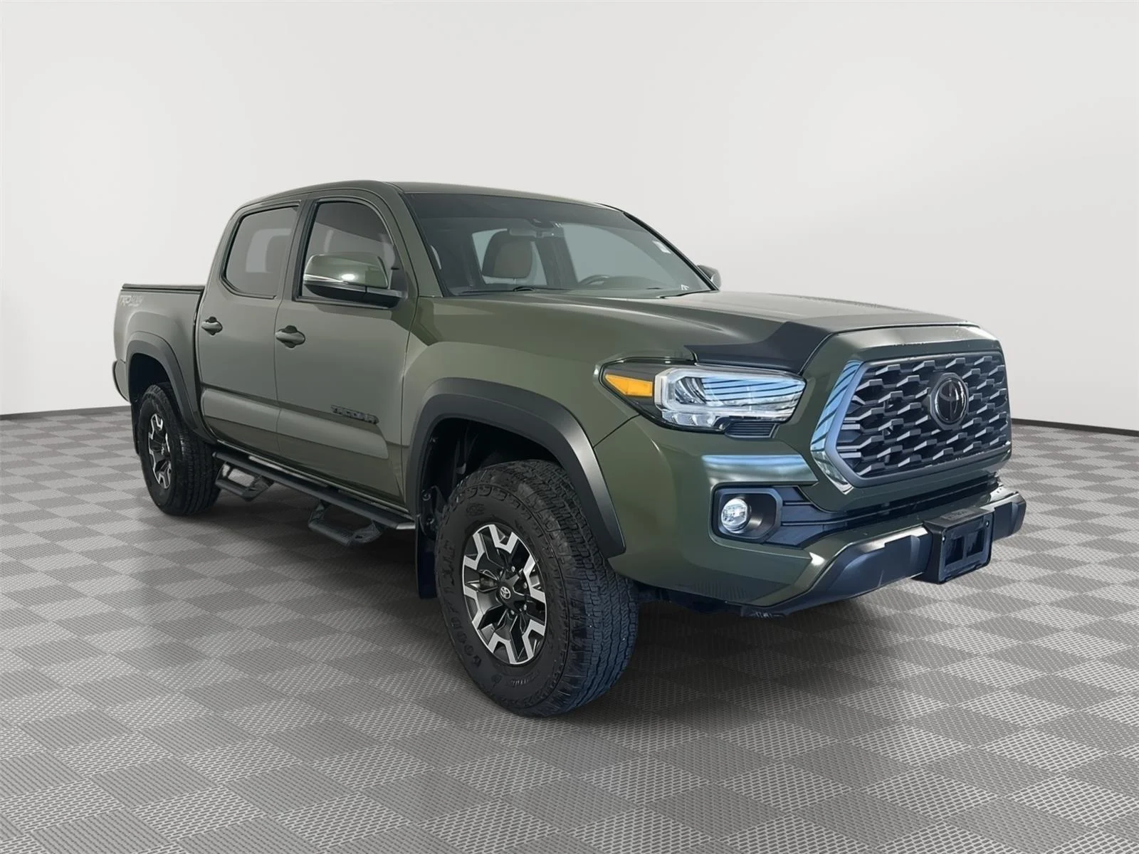 Used 2021 Army Green Toyota TRD Off Road image 1