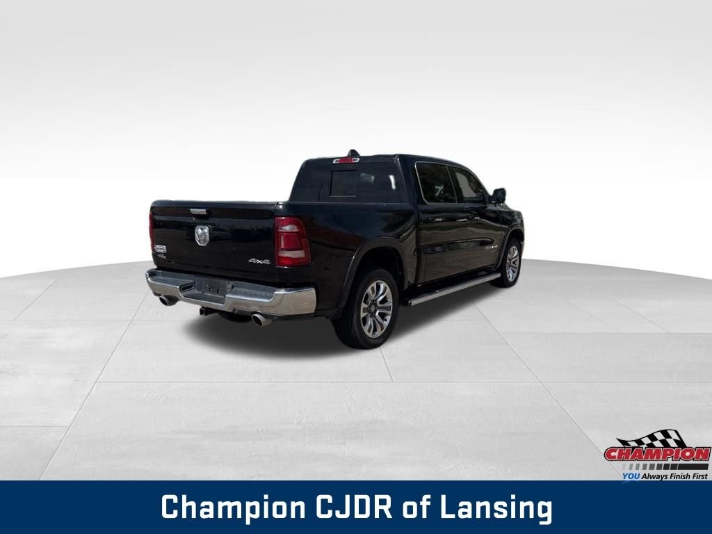 Used 2021 Diamond Black Ram Limited Longhorn image 8