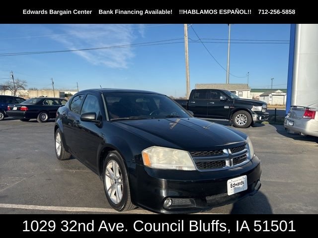 Used 2012 Dodge Avenger SXT Plus with VIN 1C3CDZEG2CN264697 for sale in Council Bluffs, IA