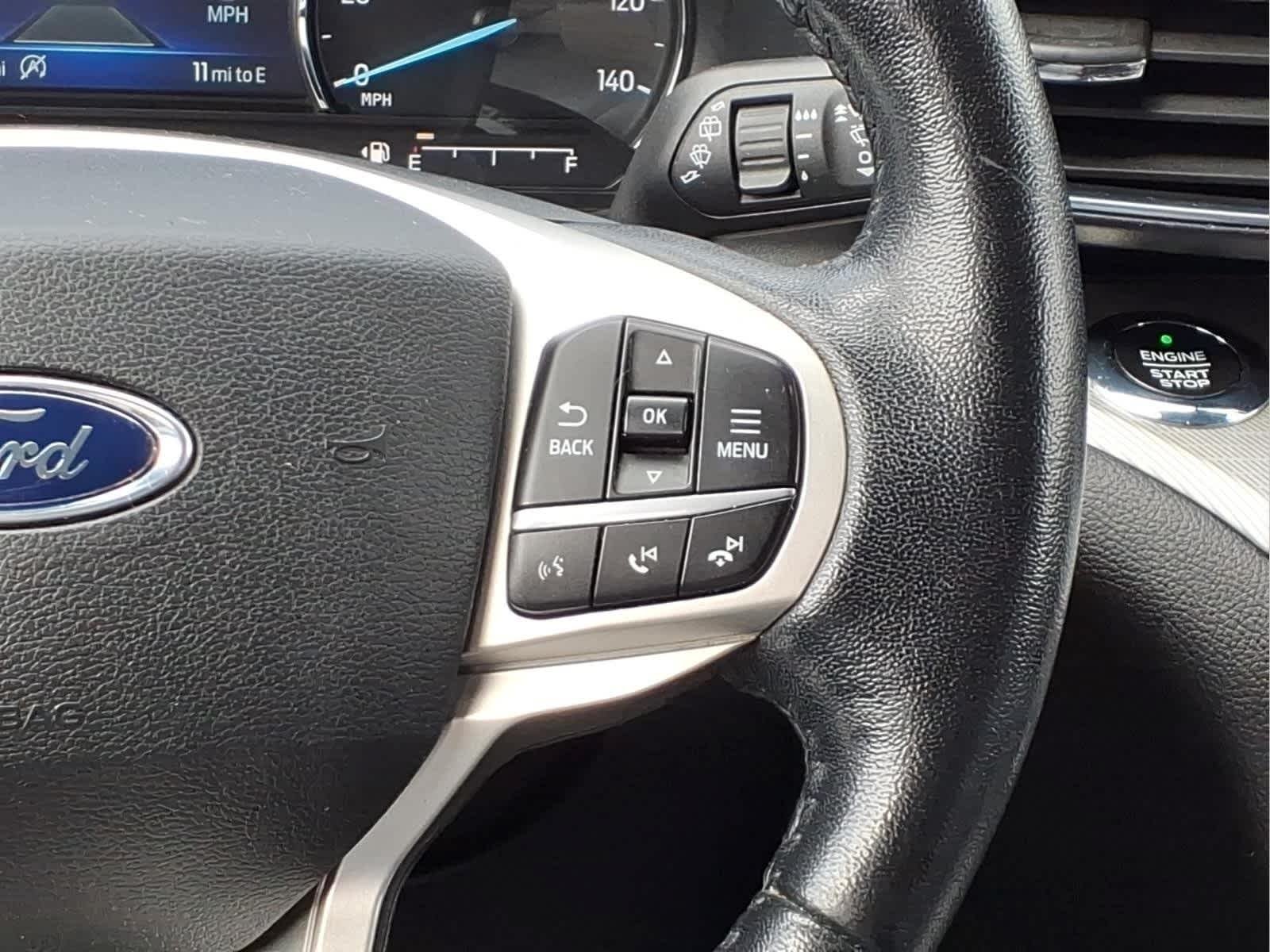 Used 2021 Star White Metallic Tri-Coat Ford XLT image 23