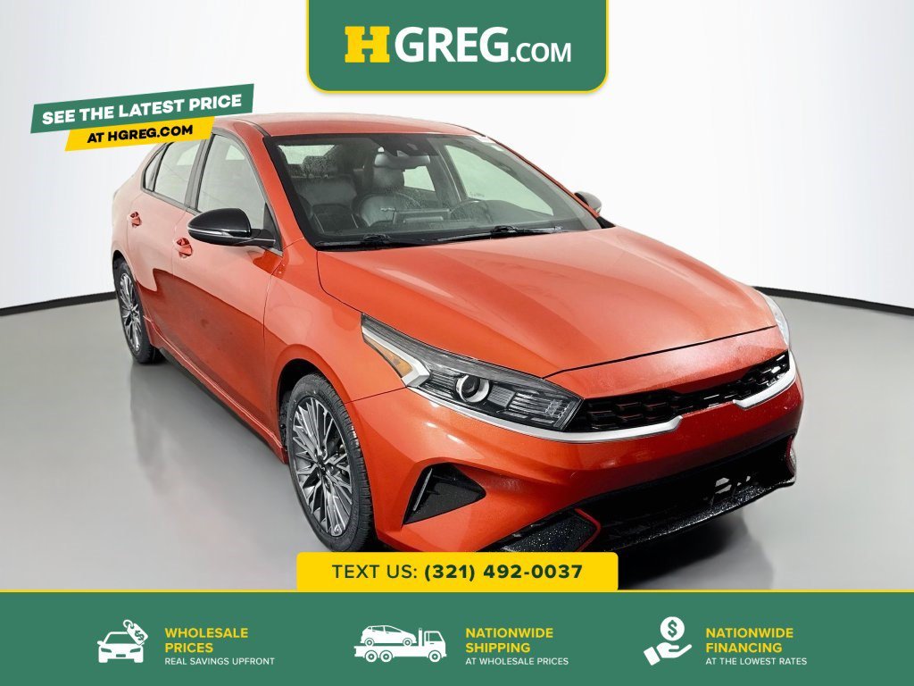 Used 2022 Fire Orange Kia GT-Line image 1