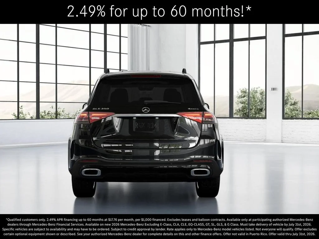 New 2026 Obsidian Black Metallic Mercedes-Benz GLE 350 image 67