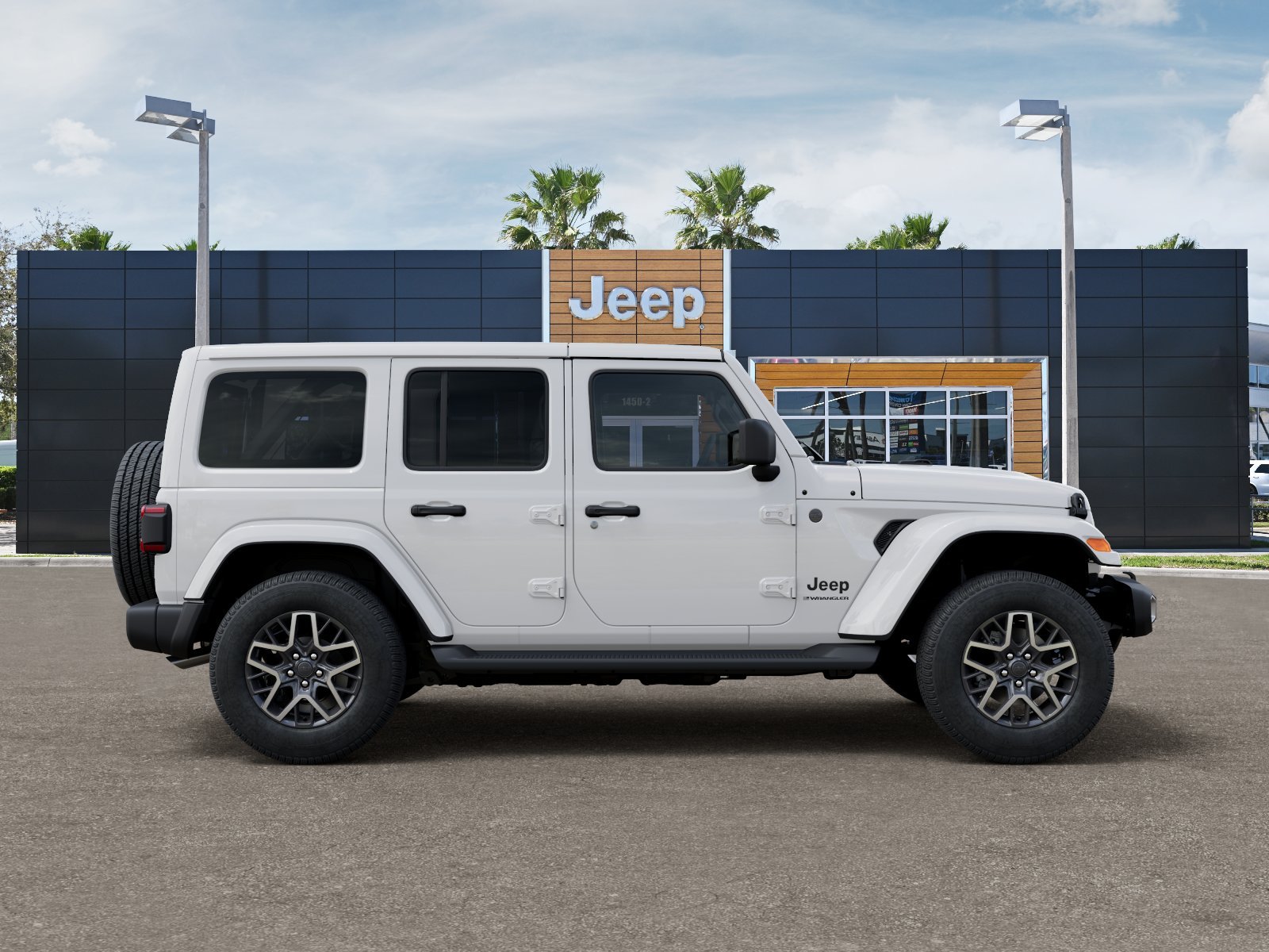 New 2026 Bright White Clearcoat Jeep Sahara image 47