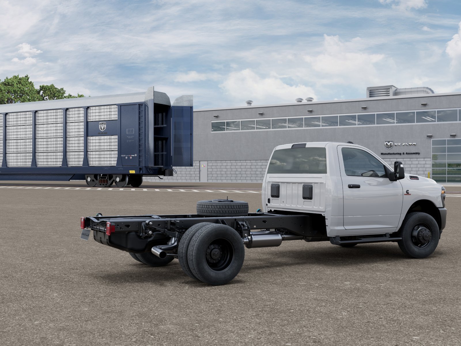 New 2026 Bright White Clear-Coat Exterior Paint RAM TRADESMAN image 2