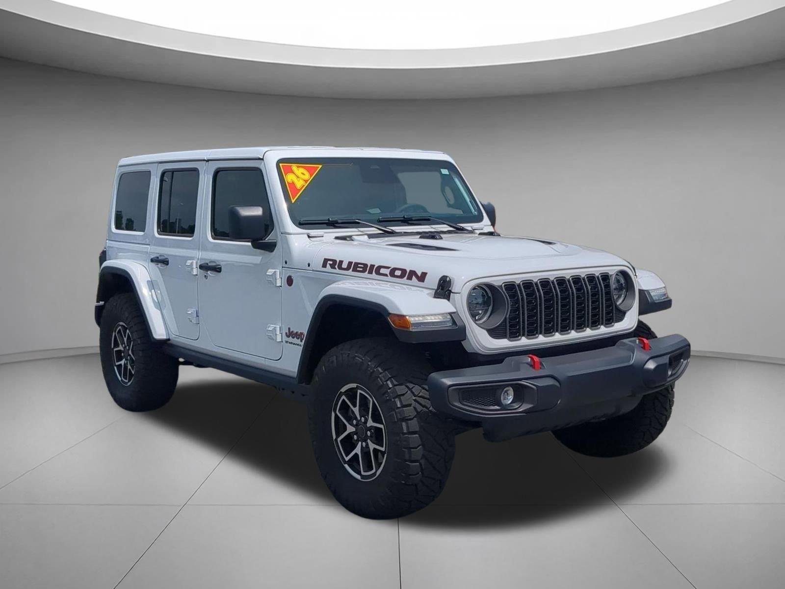 Used 2026 Bright White Clearcoat Jeep Rubicon image 7