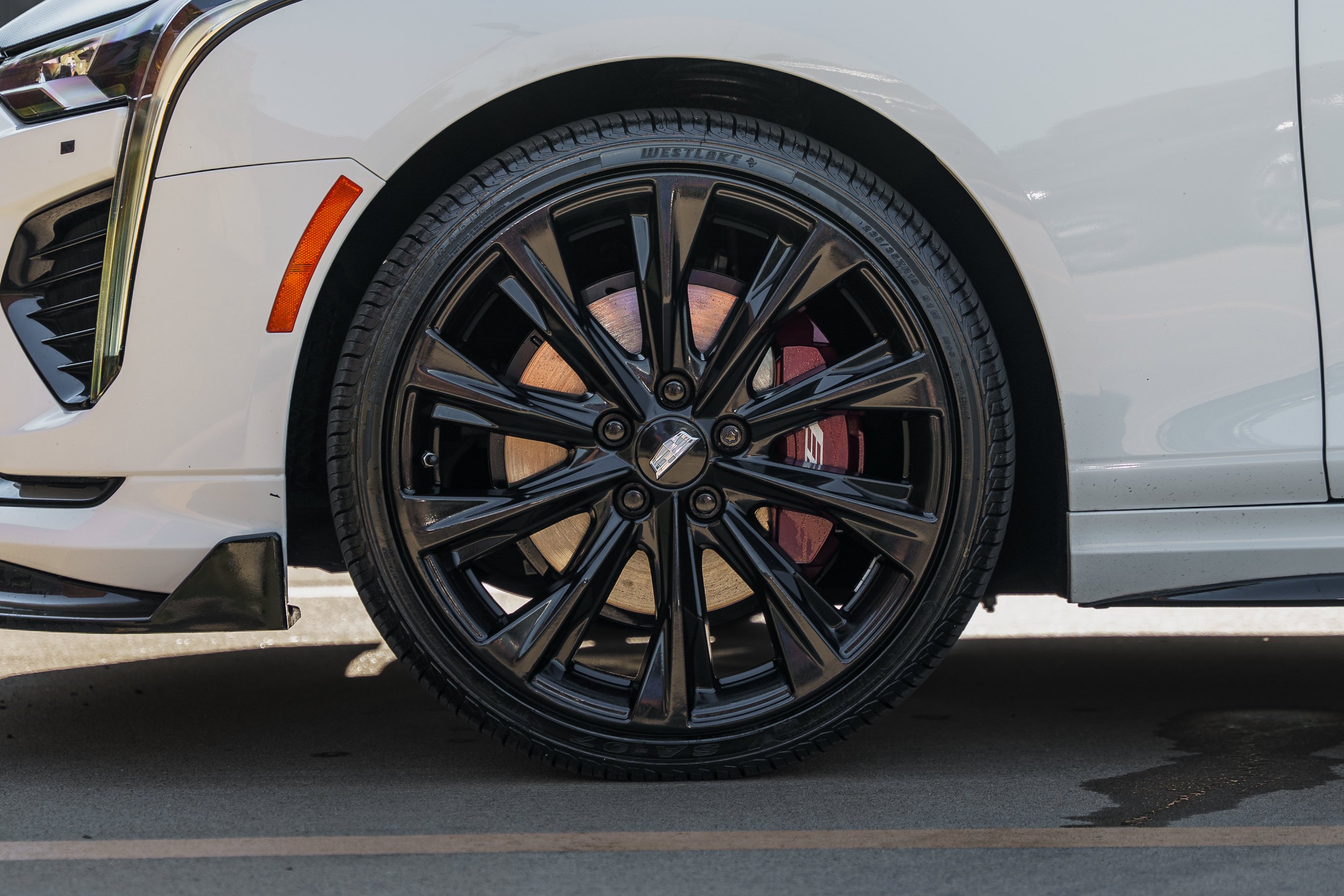 Used 2022 Summit White Cadillac VSERIES image 27