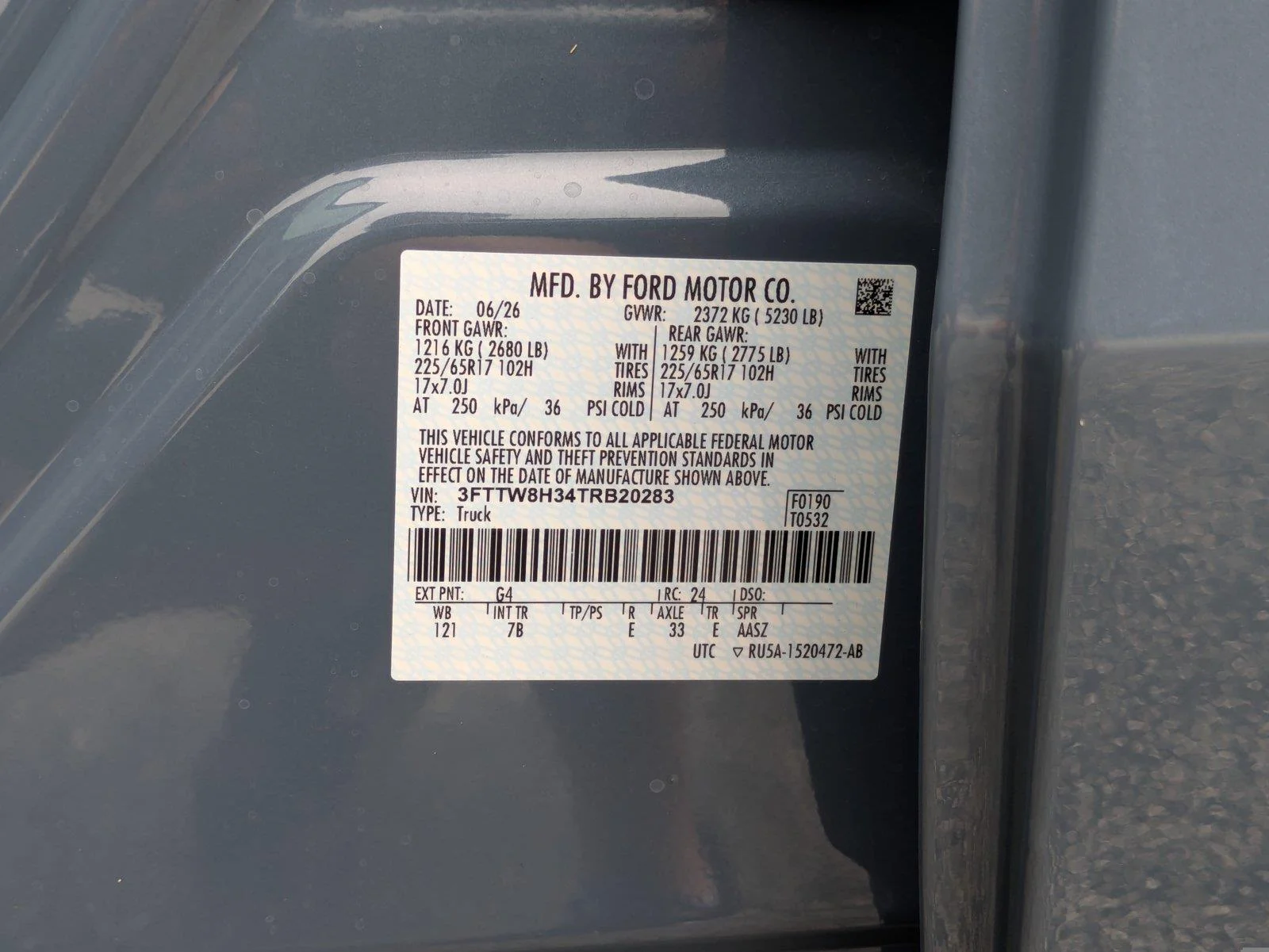 New 2026 Azure Gray Metallic Tri-Coat Ford XLT image 21
