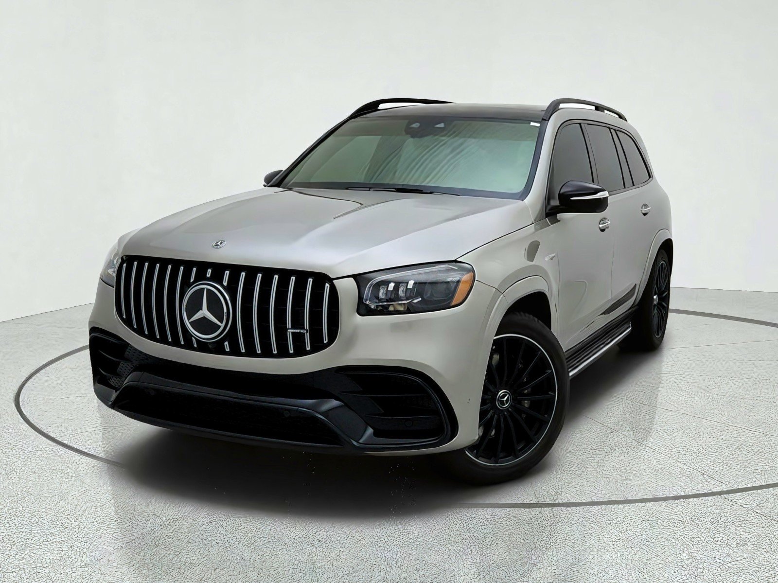 Used 2021 Mojave Silver Metallic Mercedes-Benz AMG® GLS 63 image 2