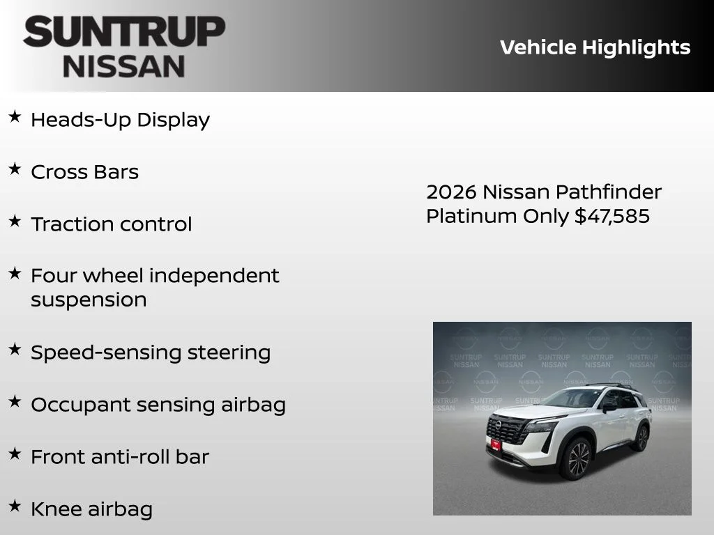 New 2026 White Nissan Platinum image 16
