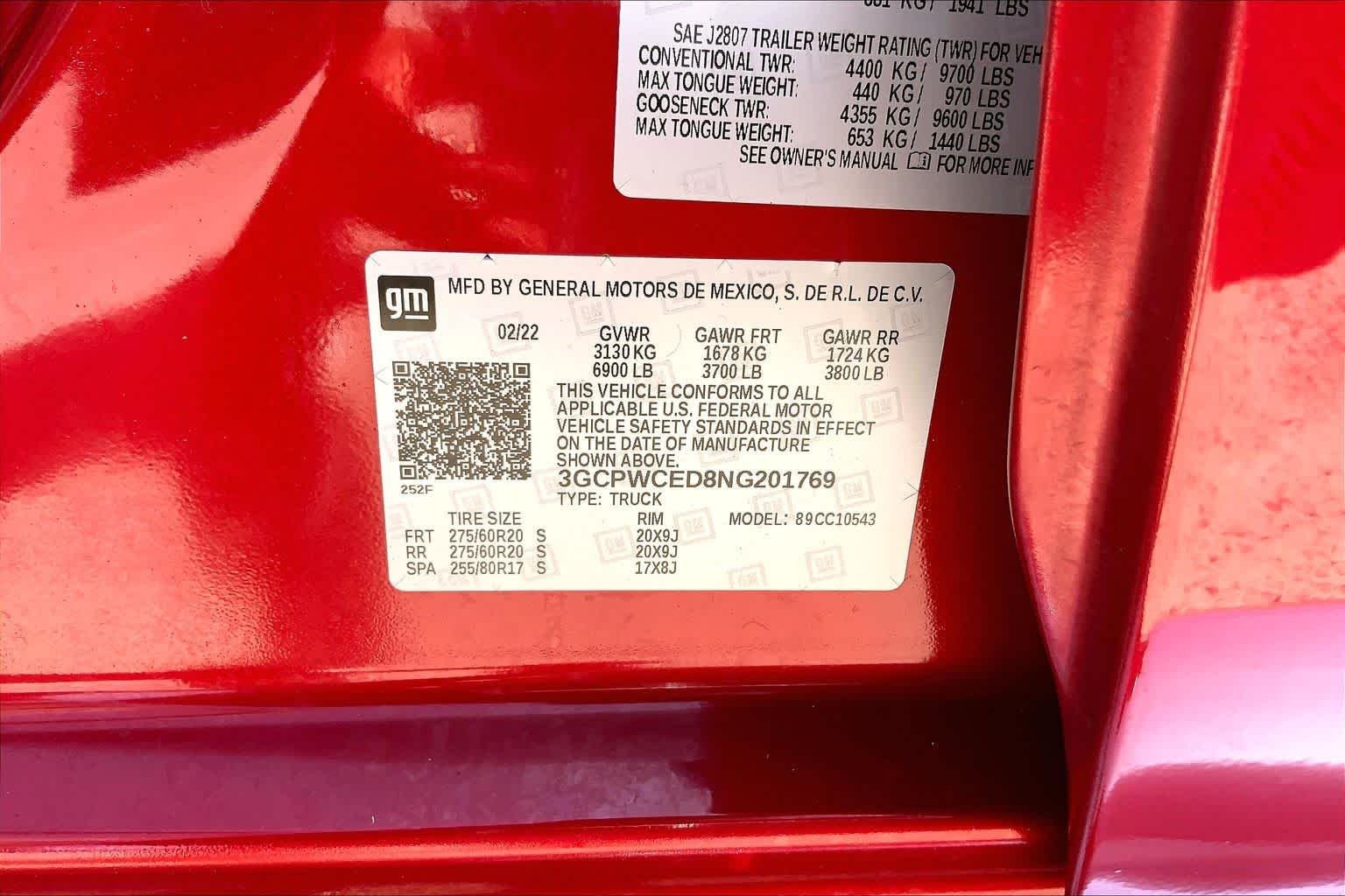 Used 2022 Cherry Red Tintcoat Chevrolet LT image 36