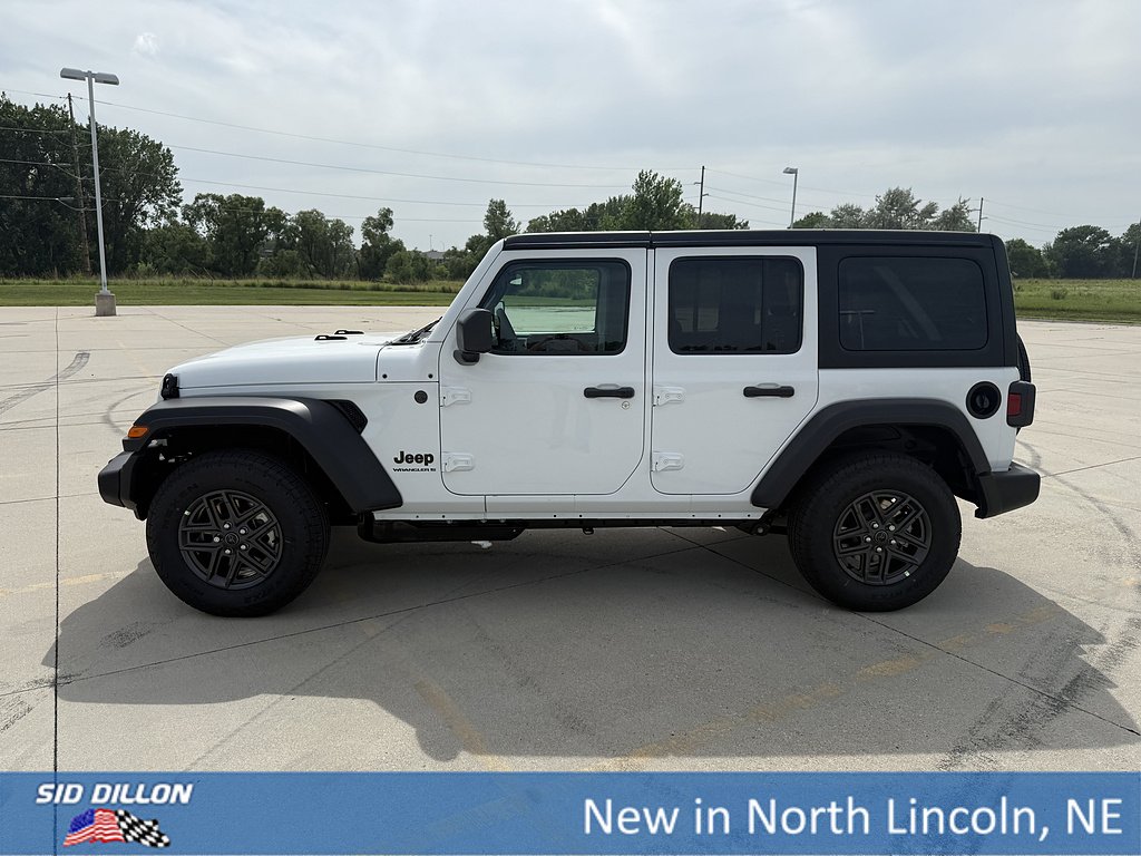 New 2026 Bright White Clear-Coat Exterior Paint Jeep Sport S image 2