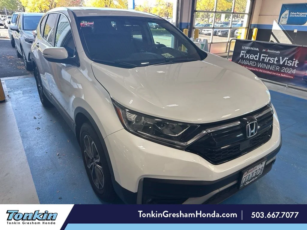 Used 2022 Platinum White Pearl Honda EX image 1