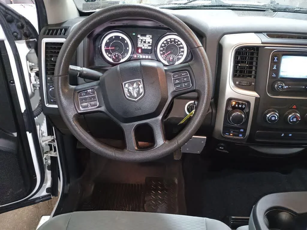 Used 2019 Bright White Clearcoat Ram SLT image 2