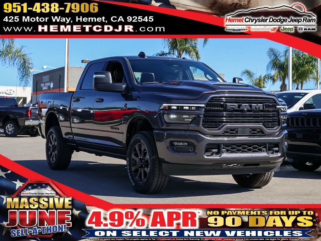 New 2026 Granite Crystal Metallic Clear-Coat Exterior Paint RAM Laramie Night Edition image 1
