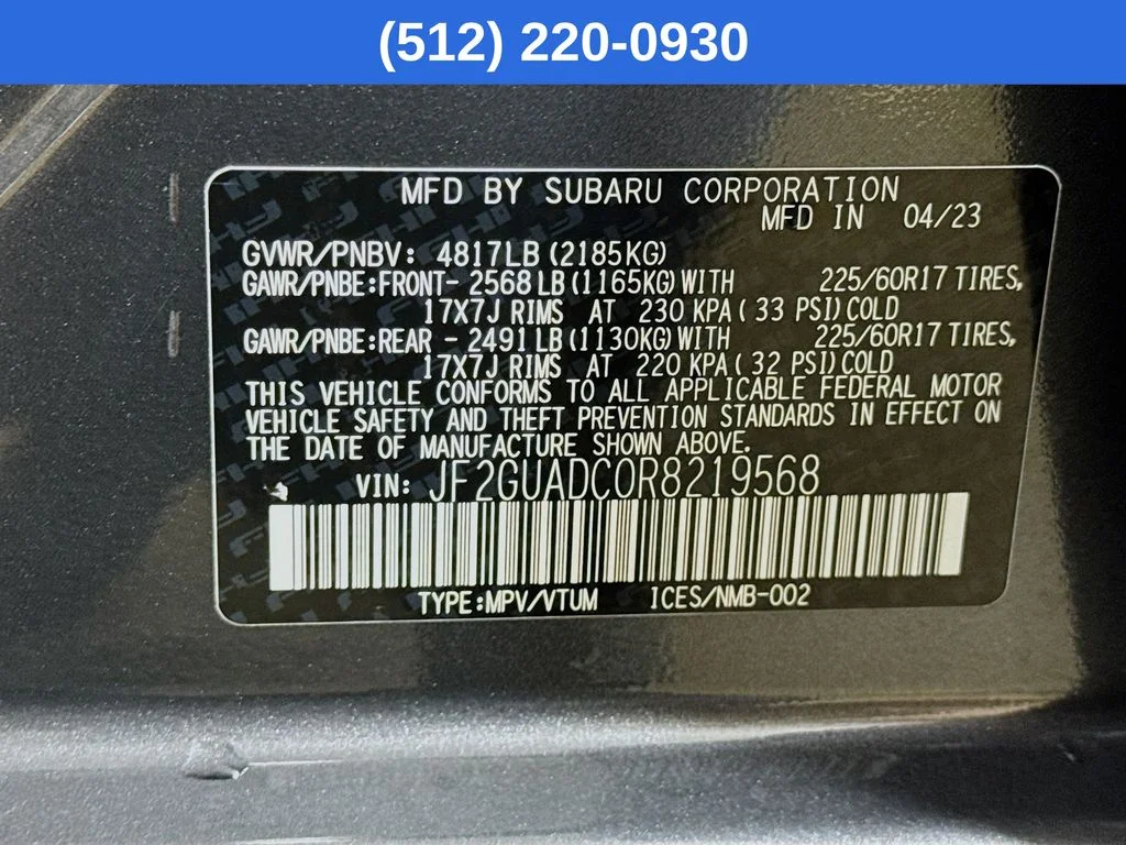 Used 2024 Gray Subaru Premium image 41