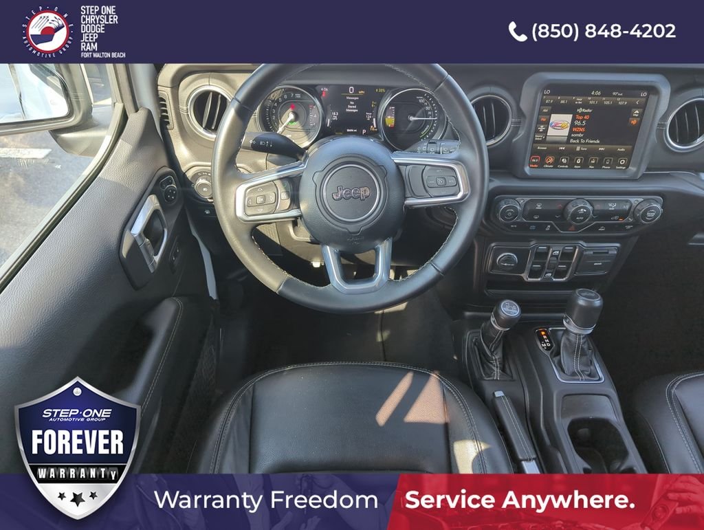 Used 2022 White Jeep Unlimited Sahara 4xe image 13
