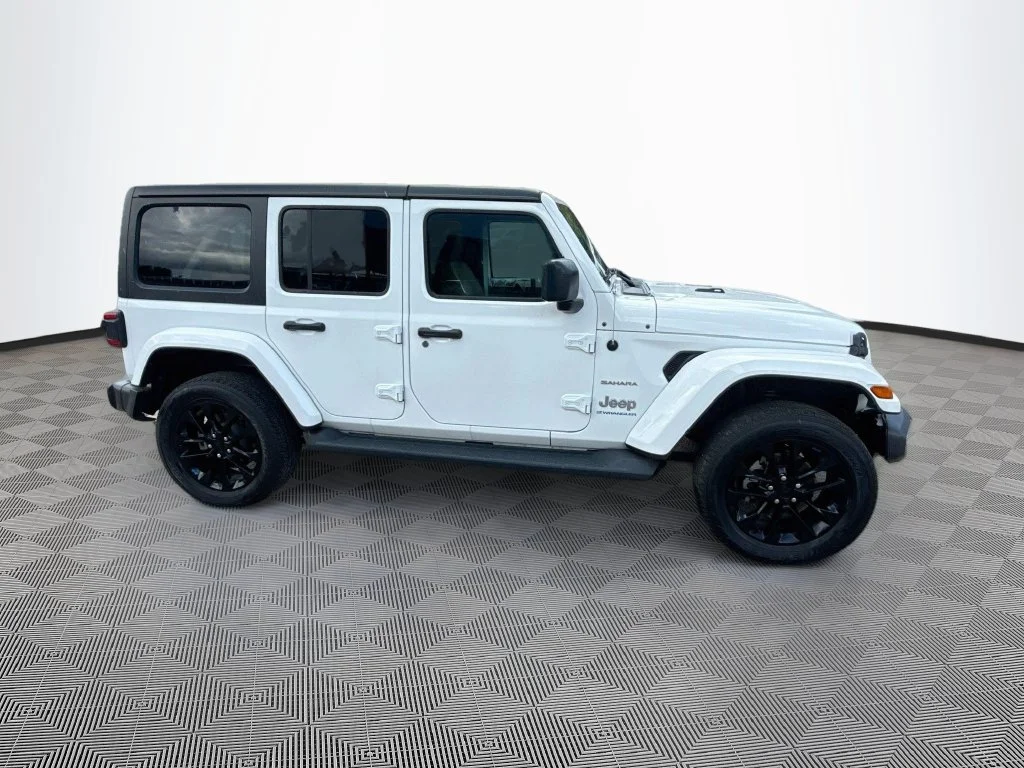 Used 2023 White Jeep Sahara 4xe image 5