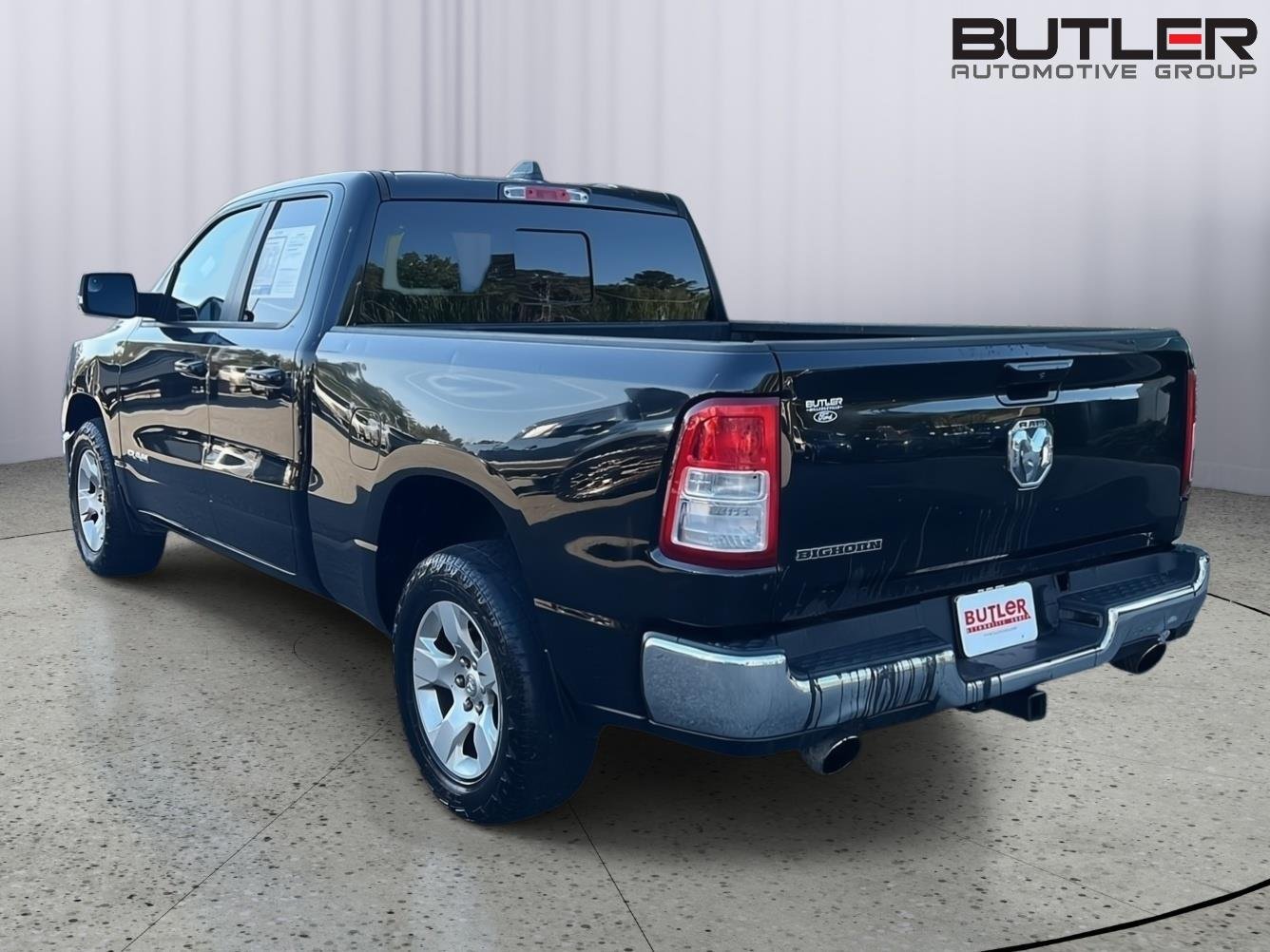 Used 2021 Diamond Black Crystal Pearlcoat Ram Big Horn image 2